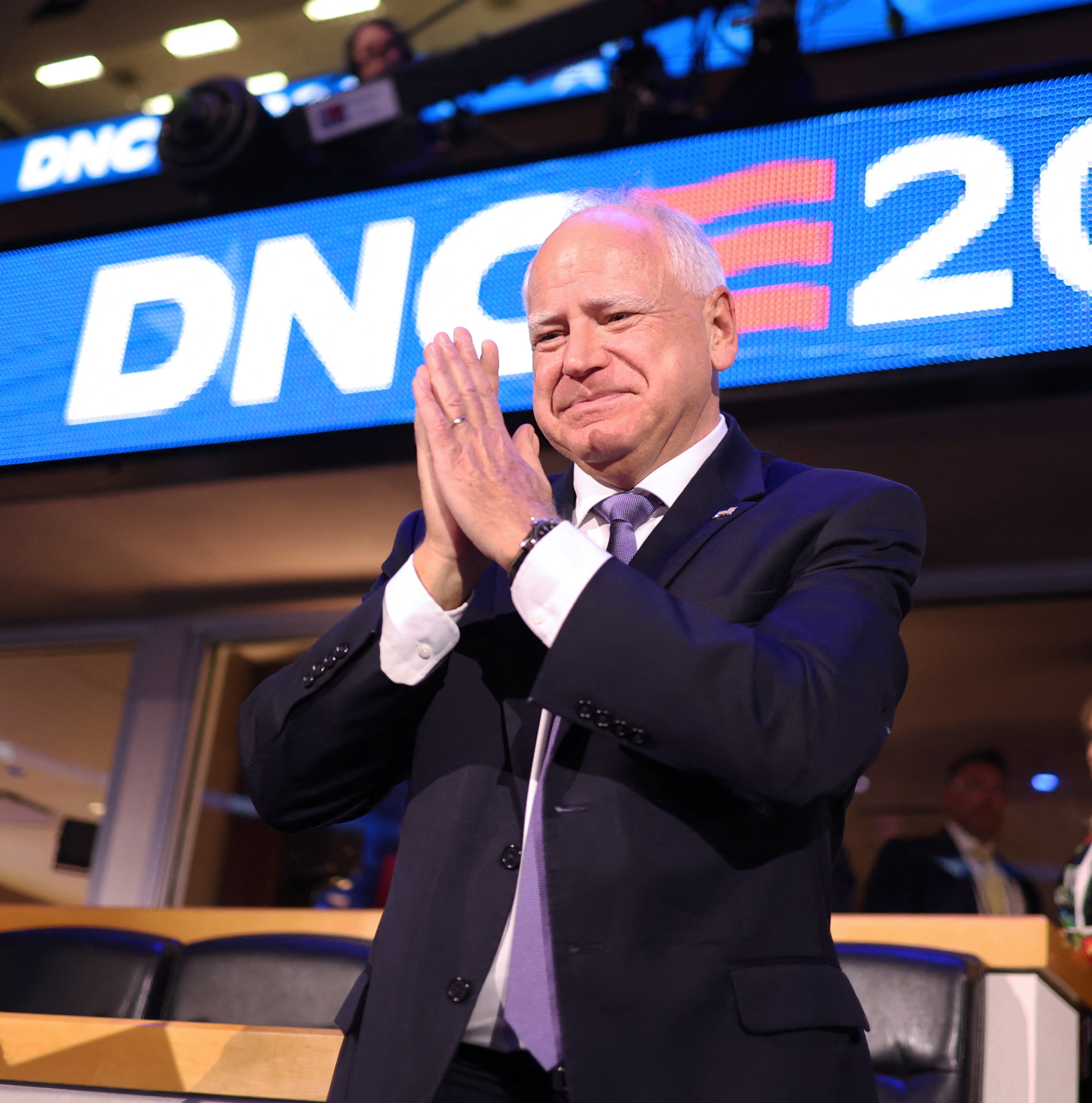 Tim Walz’s DNC speech used Midwestern dad energy to sell a liberal agenda