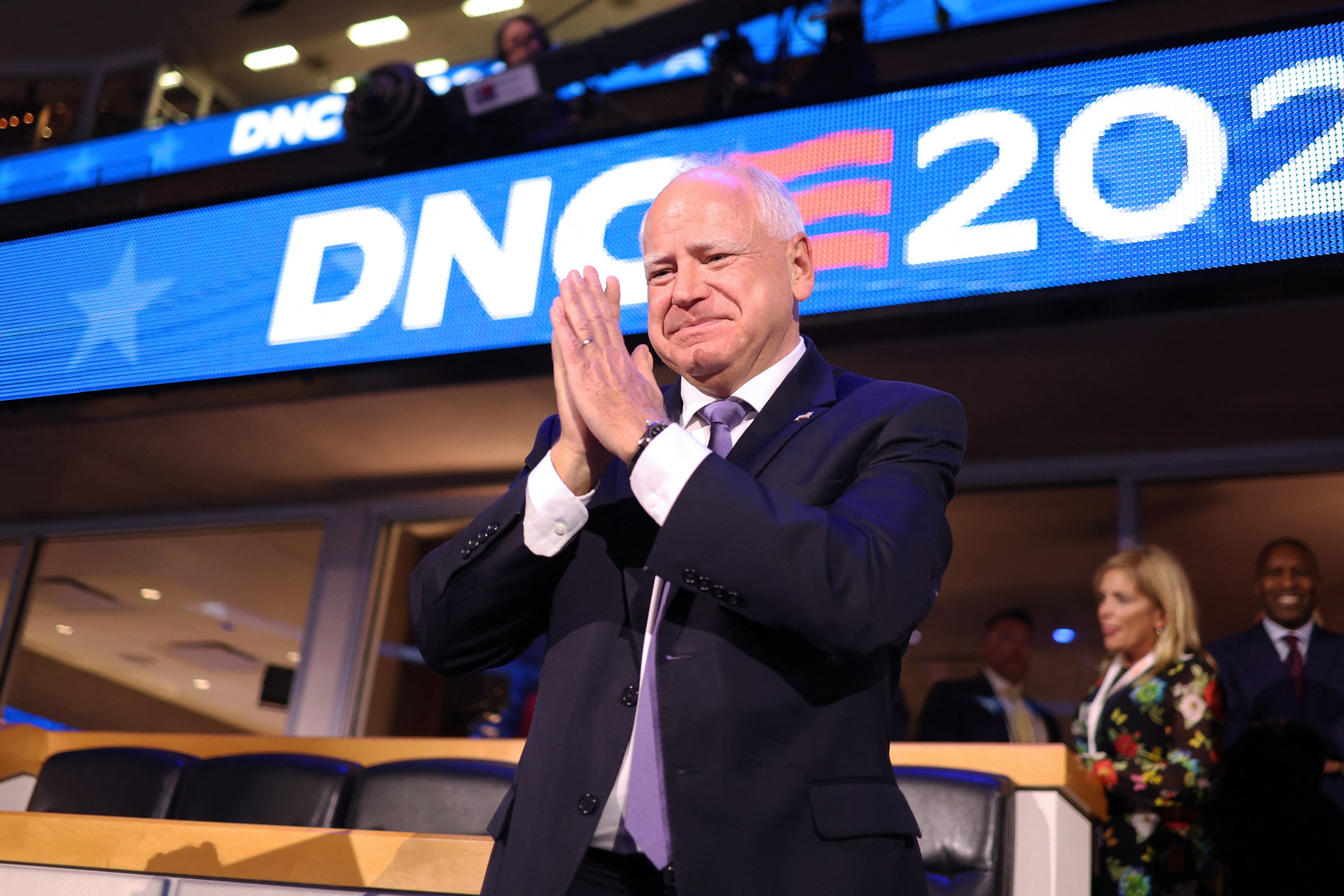 Tim Walz’s DNC speech used Midwestern dad energy to sell a liberal agenda